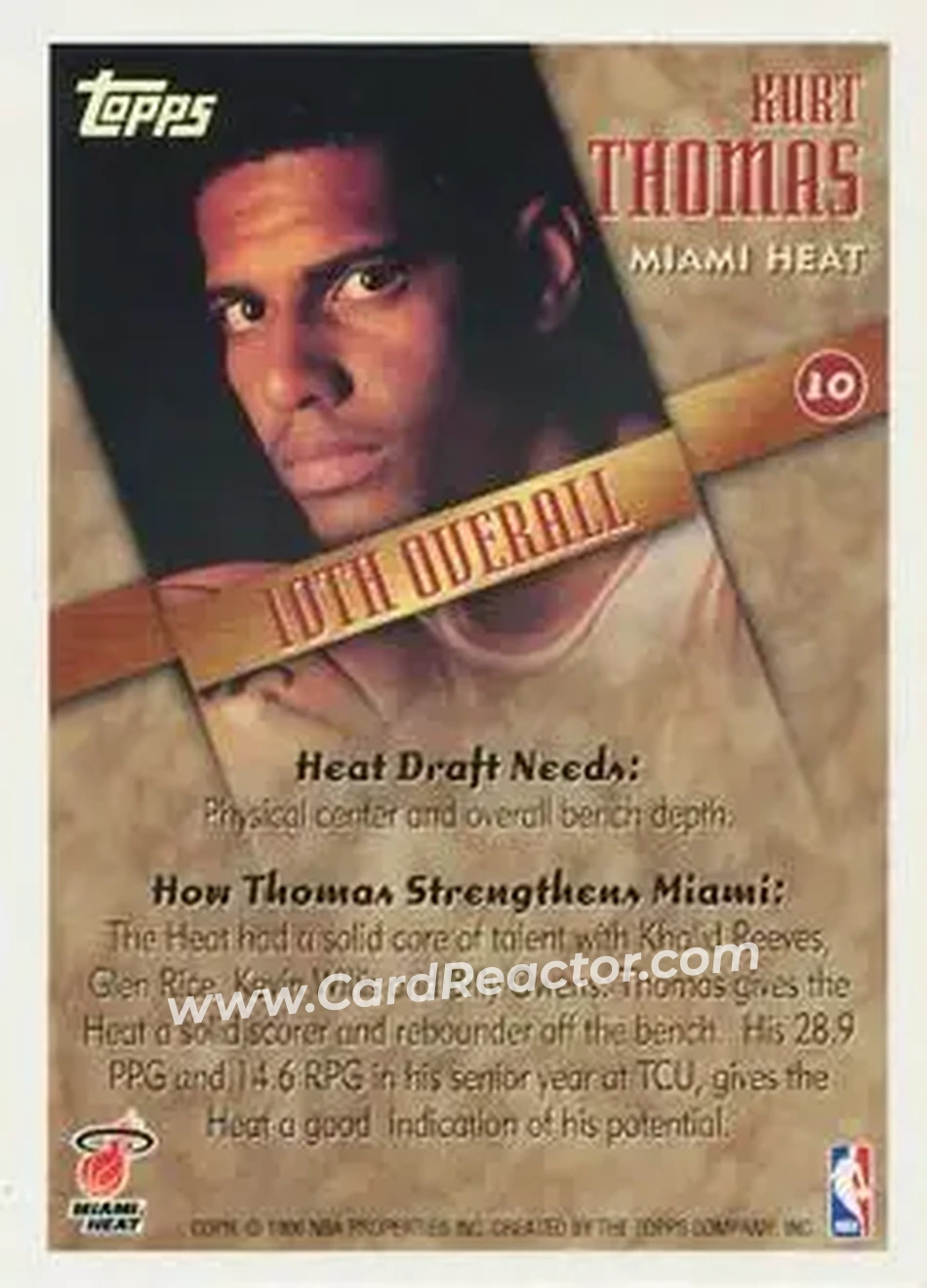 Back of Kurt Thomas