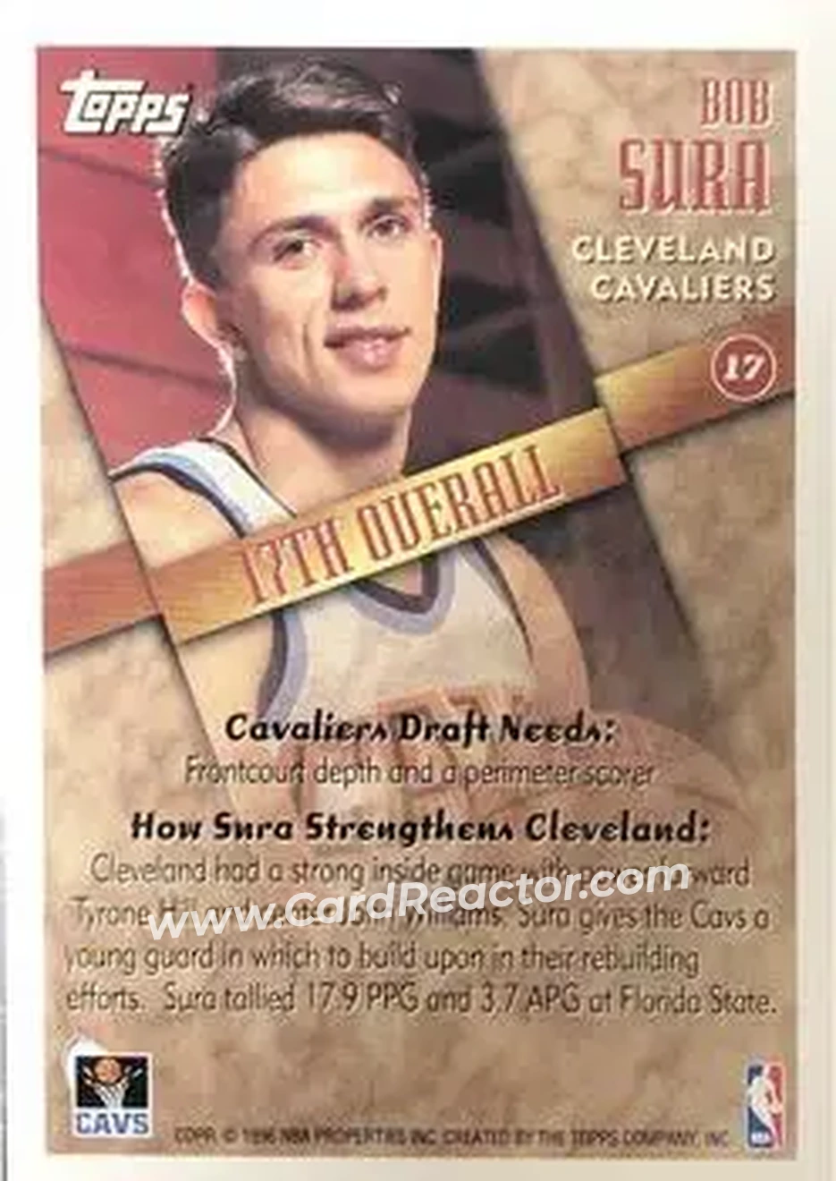 Back of Bob Sura