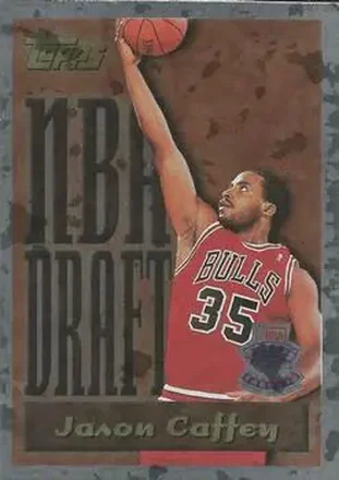1995-96 Topps #20 NBA Draft Exchange Jason Caffey