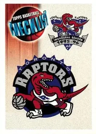 1995-96 Topps #9 Inaugural Season Card #9