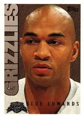1995-96 Topps #177 Inaugural Season Blue Edwards