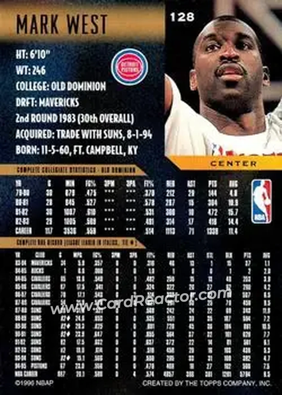 Back of Mark West