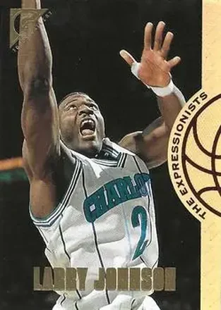 1995-96 Topps Gallery #EX6 Expressionists Larry Johnson