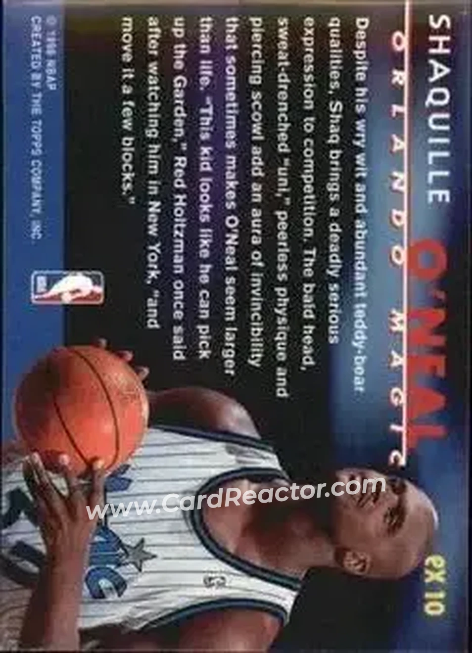 Back of Shaquille O'Neal