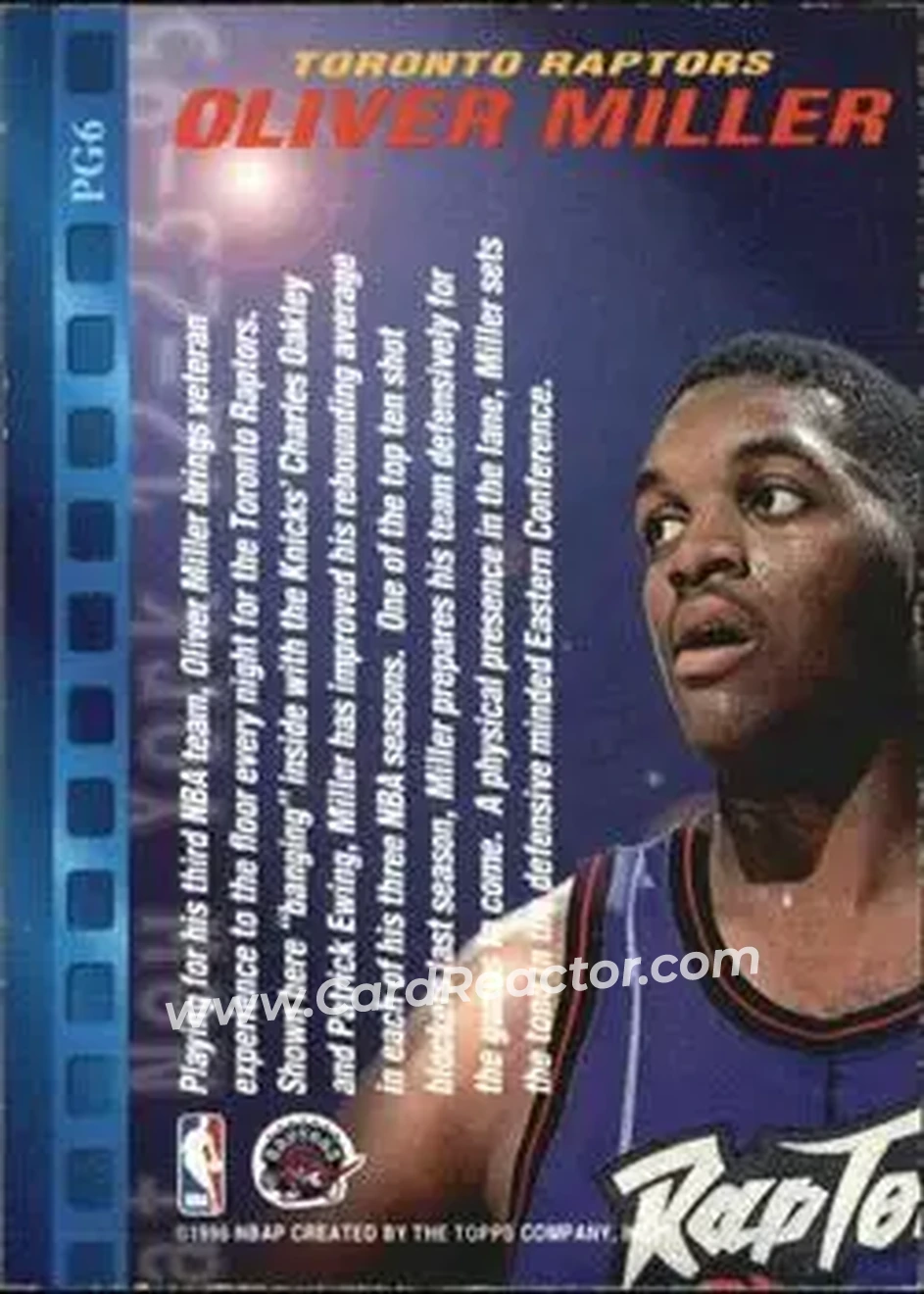 Back of Oliver Miller