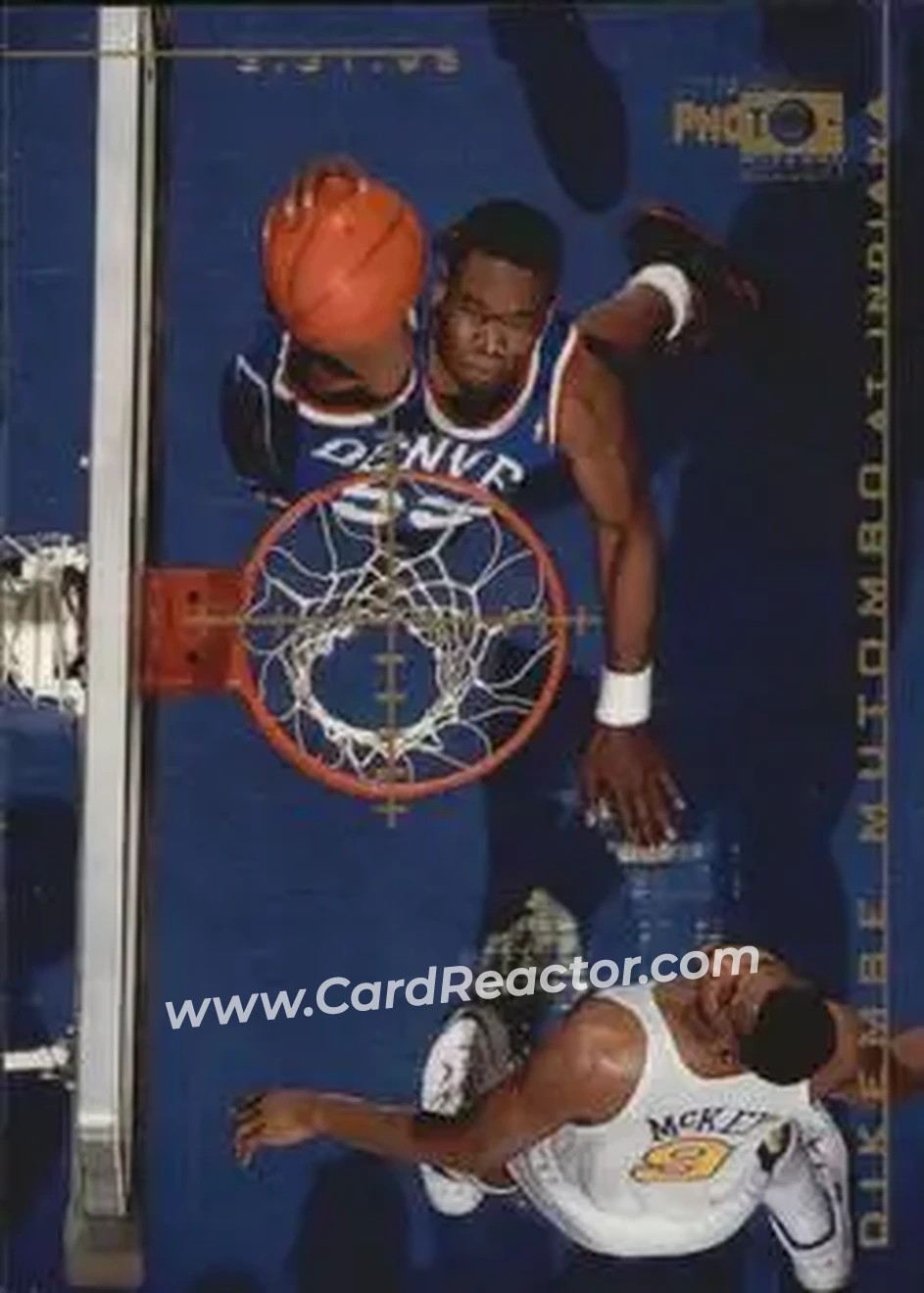 Front of Dikembe Mutombo