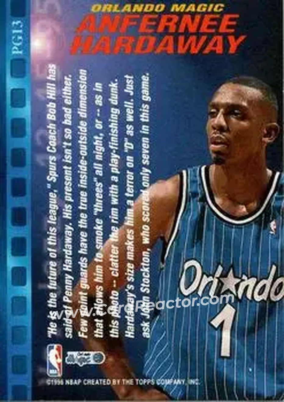 Back of Anfernee Hardaway