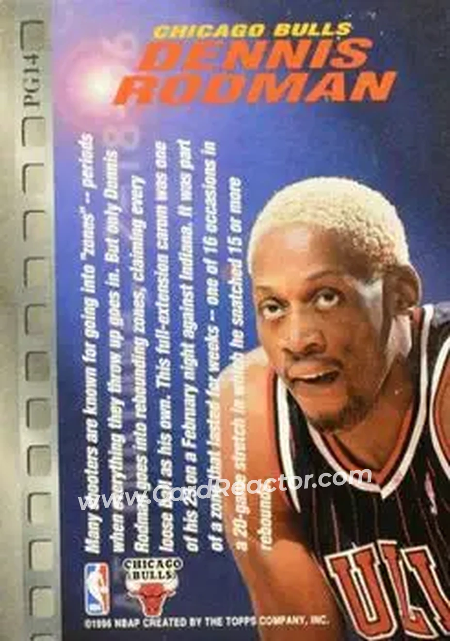 Back of Dennis Rodman