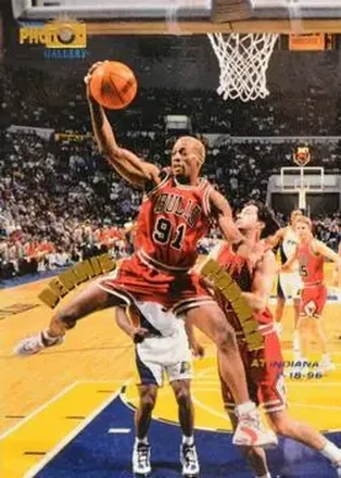 1995-96 Topps Gallery #PG14 Photo Gallery Dennis Rodman