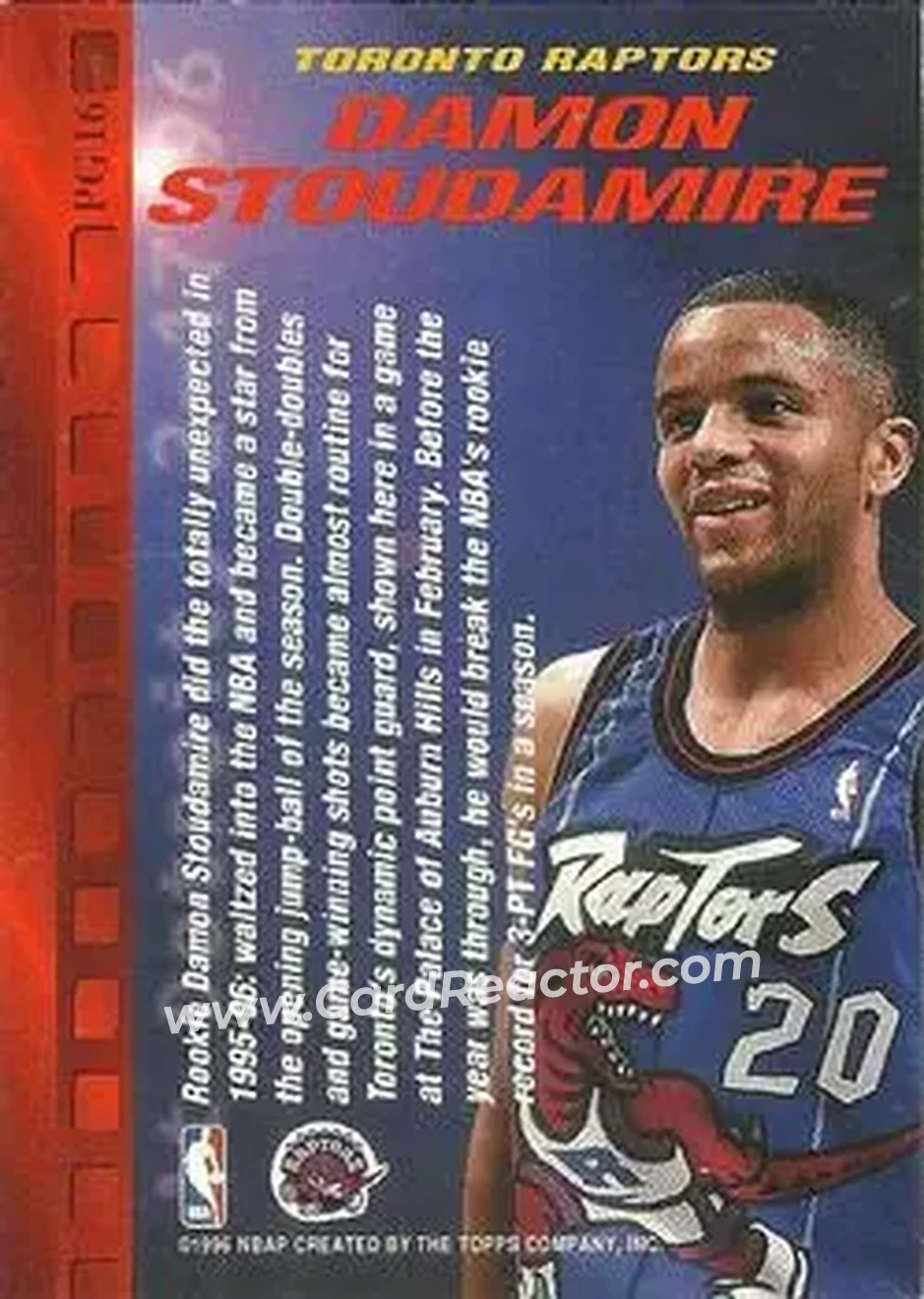 Back of Damon Stoudamire