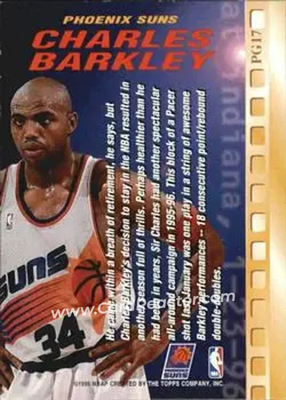 Back of Charles Barkley