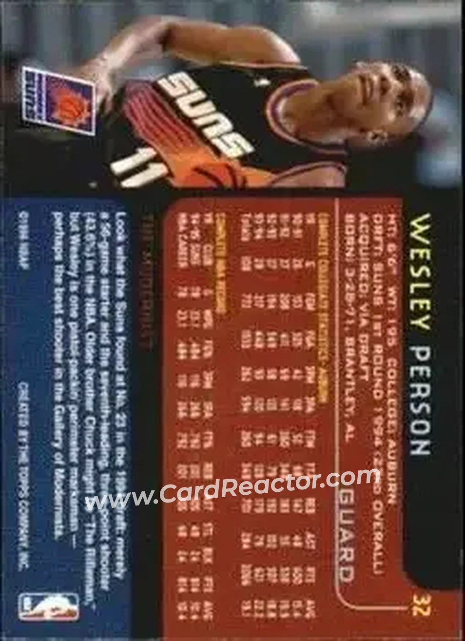 Back of Wesley Person