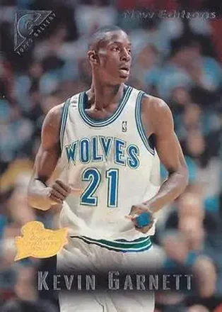 1995-96 Topps Gallery #41 Player's Private Issue Kevin Garnett