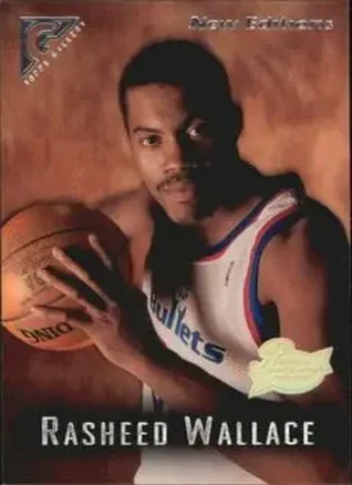 1995-96 Topps Gallery #52 Player's Private Issue Rasheed Wallace
