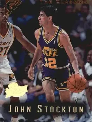1995-96 Topps Gallery #60 Player's Private Issue John Stockton