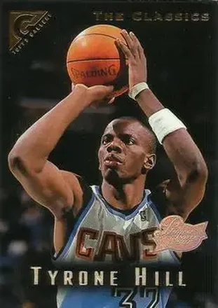 1995-96 Topps Gallery #63 Player's Private Issue Tyrone Hill