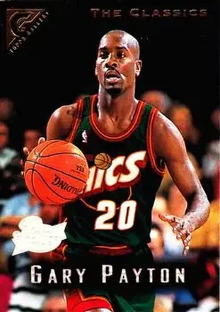 1995-96 Topps Gallery #64 Player's Private Issue Gary Payton