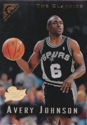 1995-96 Topps Gallery #66 Player's Private Issue Avery Johnson