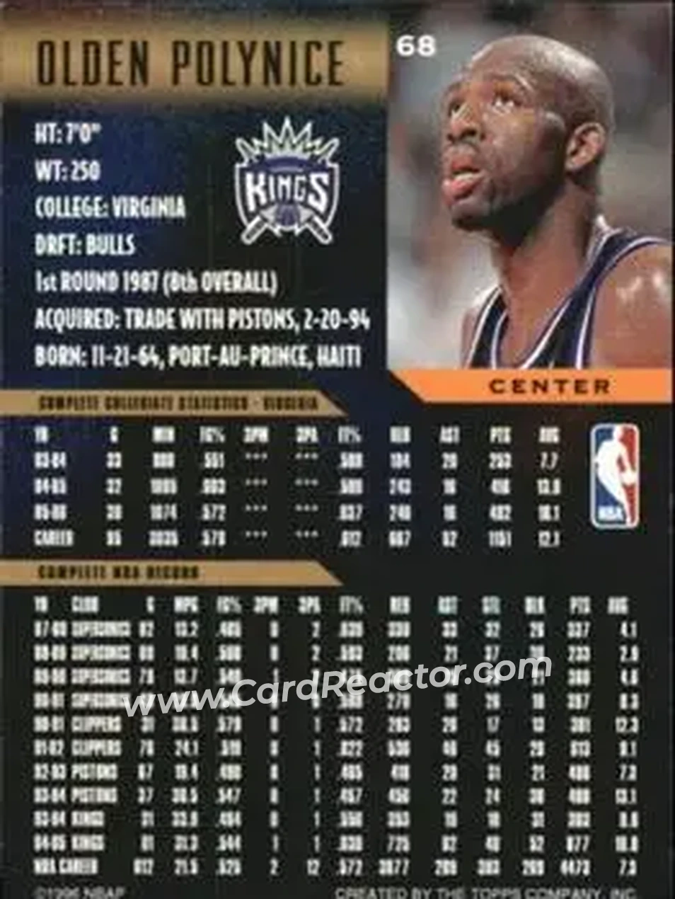 Back of Olden Polynice