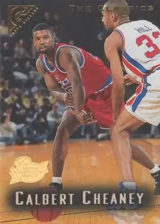 1995-96 Topps Gallery #87 Player's Private Issue Calbert Cheaney