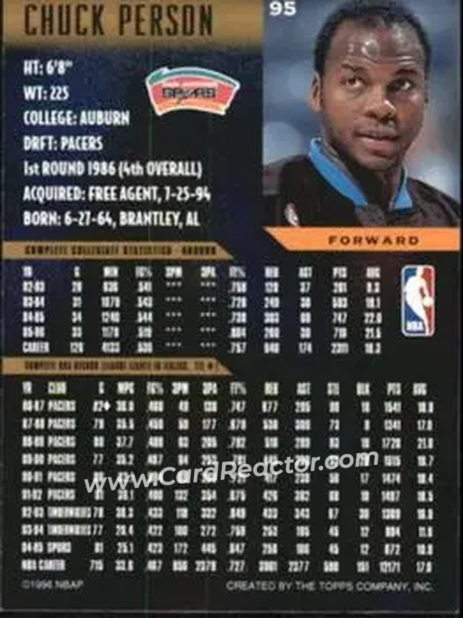 Back of Chuck Person
