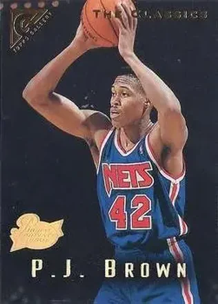1995-96 Topps Gallery #129 Player's Private Issue P.J. Brown