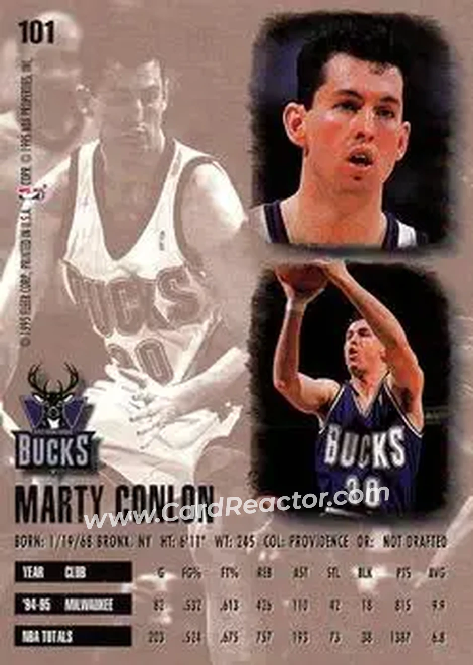 Back of Marty Conlon