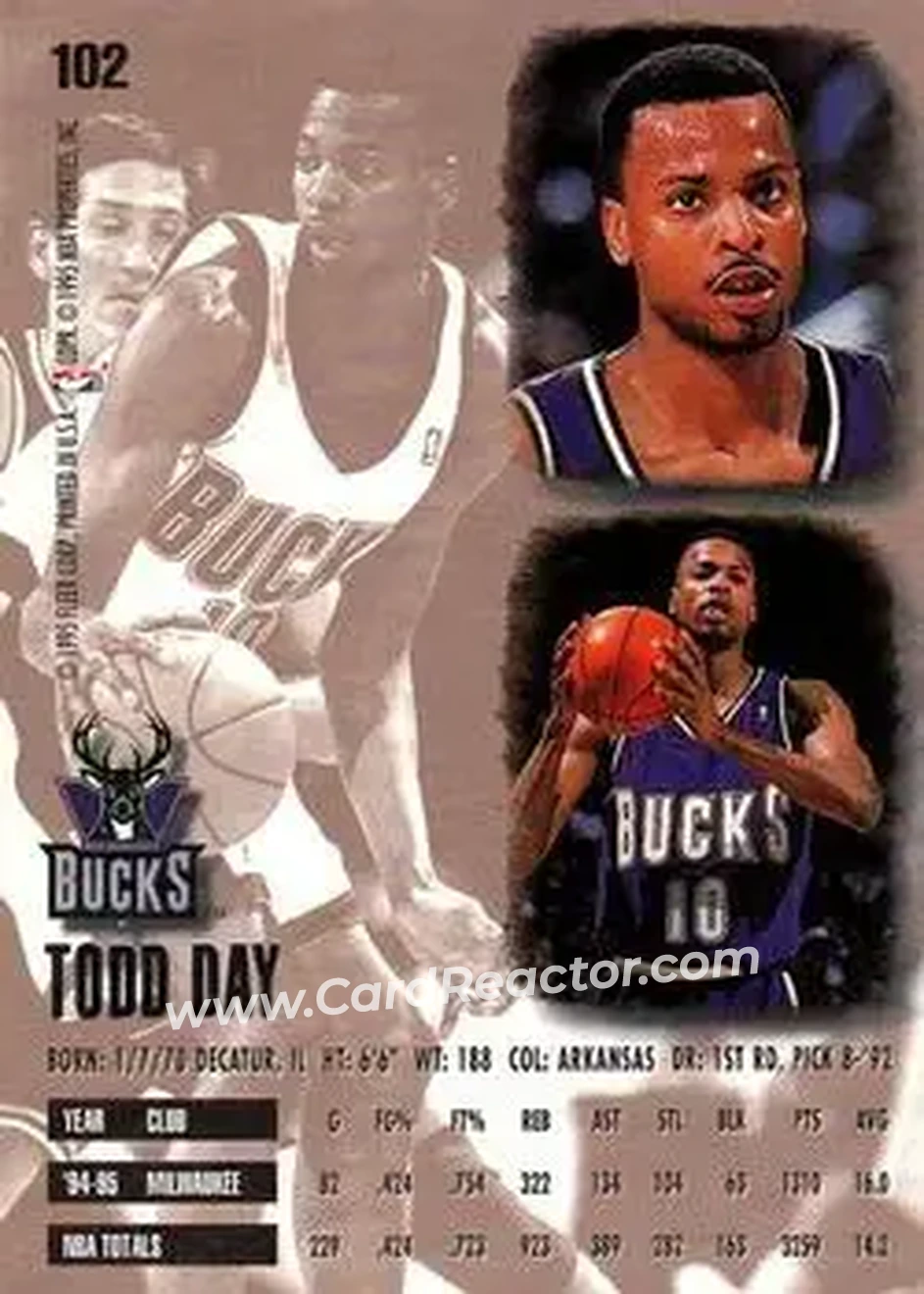 Back of Todd Day