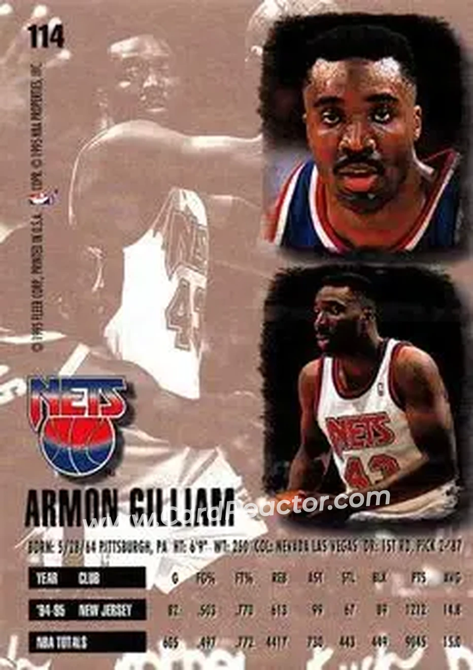 Back of Armon Gilliam