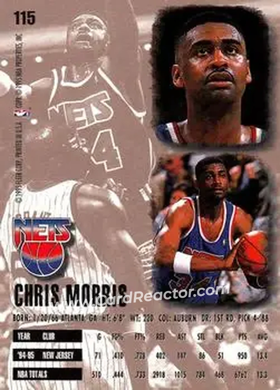 Back of Chris Morris