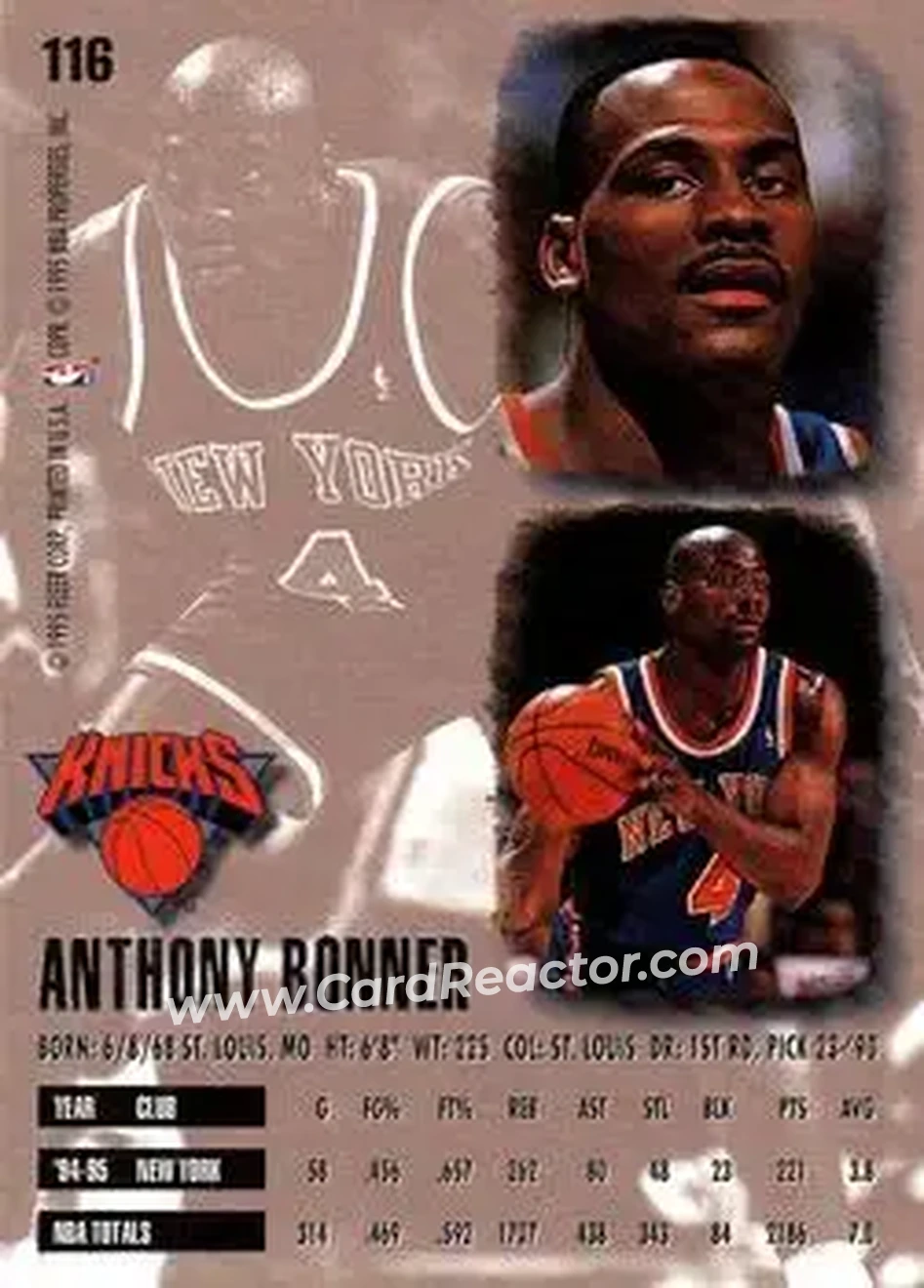 Back of Anthony Bonner