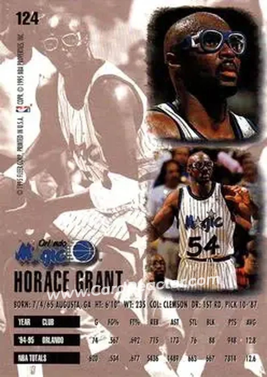 Back of Horace Grant