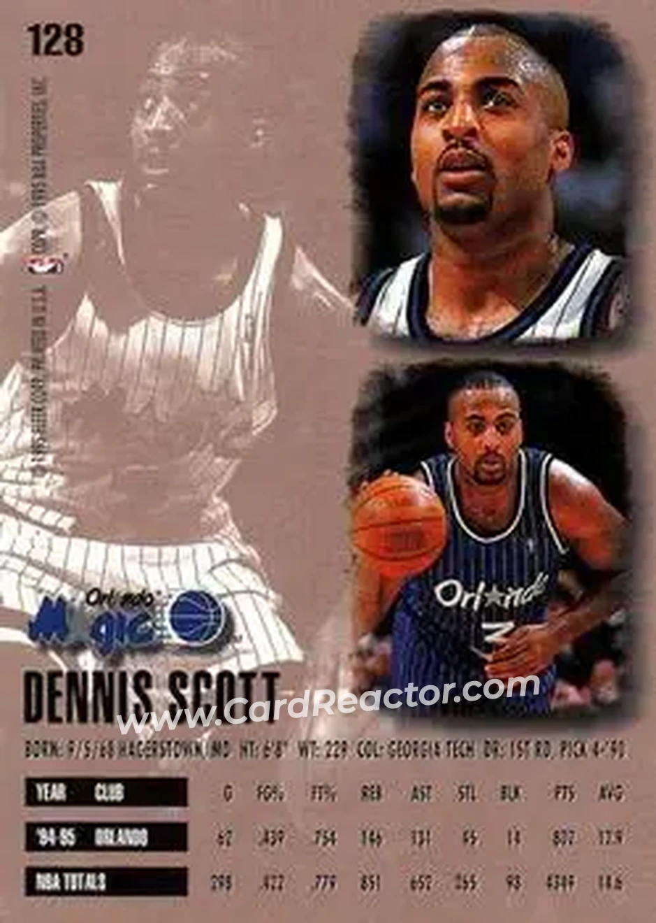 Back of Dennis Scott