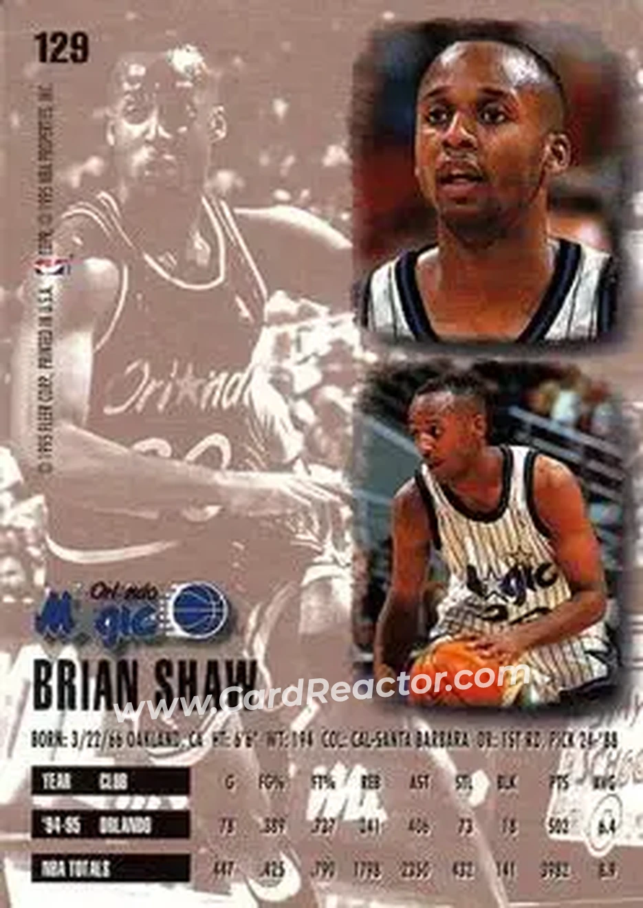 Back of Brian Shaw