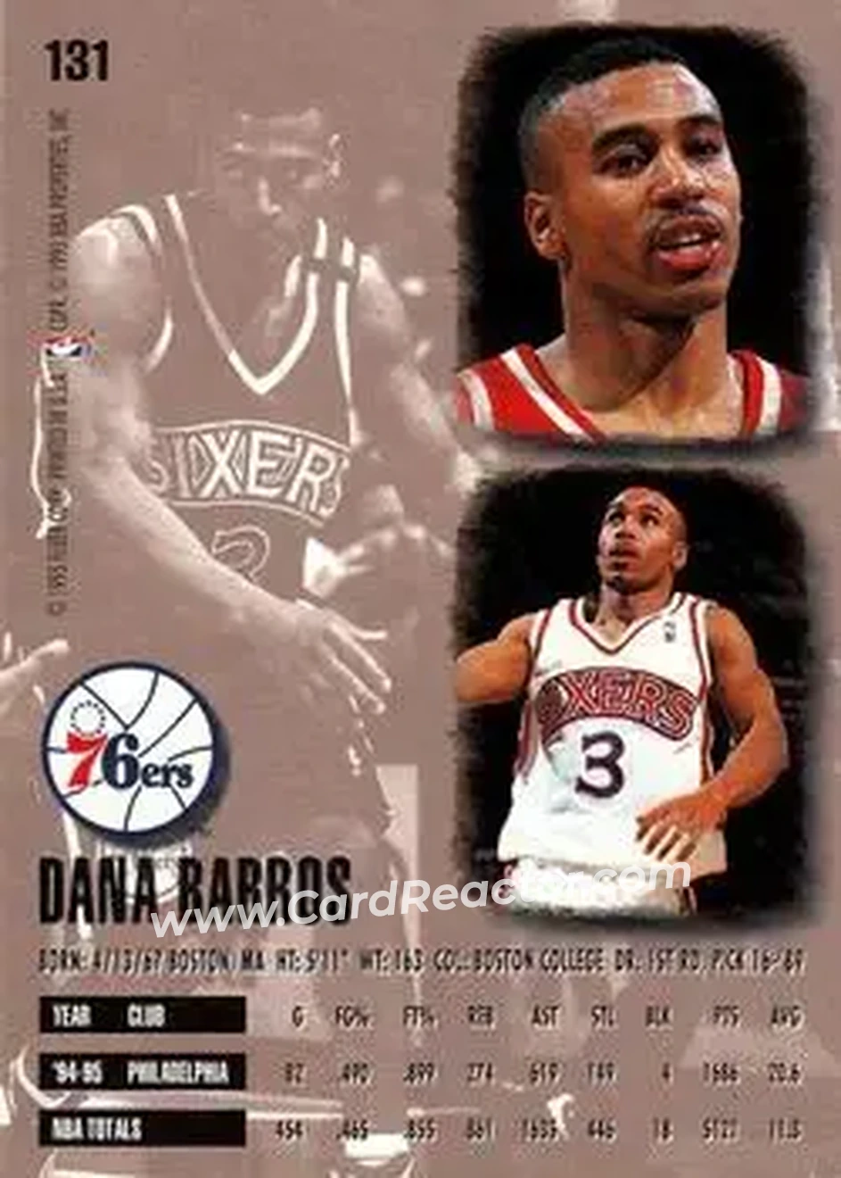 Back of Dana Barros