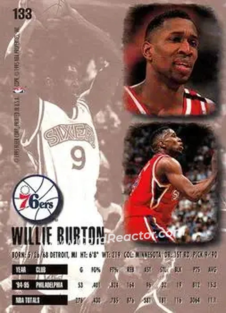 Back of Willie Burton