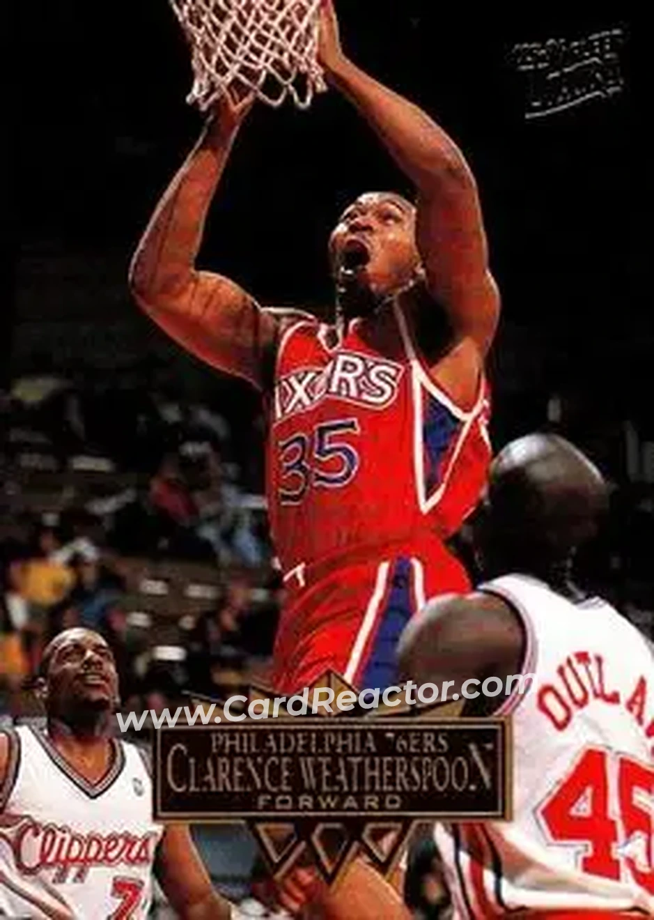 Front of Clarence Weatherspoon