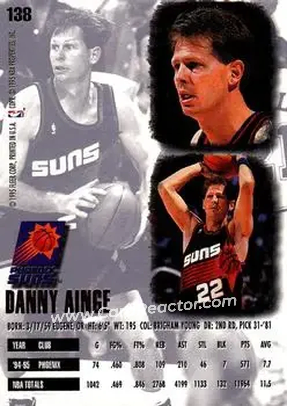 Back of Danny Ainge
