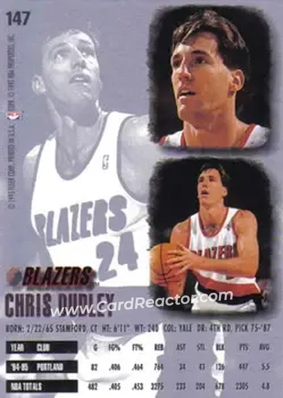 Back of Chris Dudley