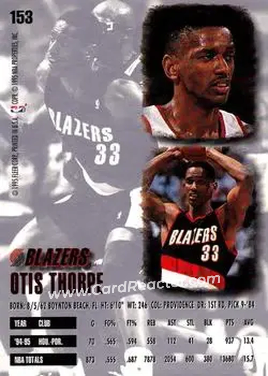 Back of Otis Thorpe