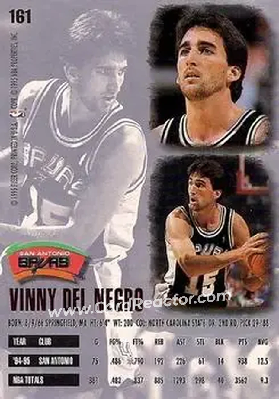 Back of Vinny Del Negro