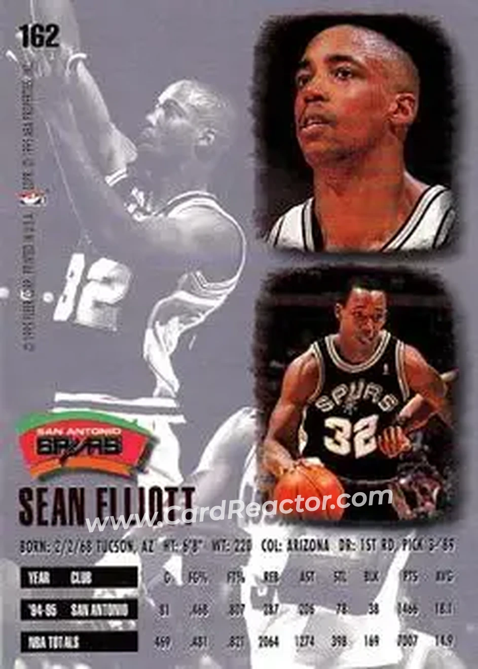 Back of Sean Elliott
