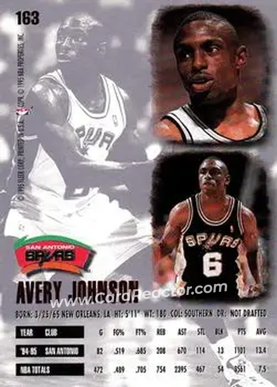 Back of Avery Johnson