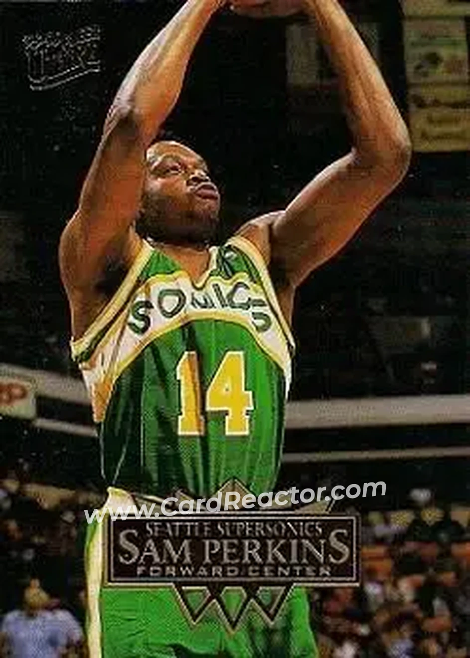 Front of Sam Perkins
