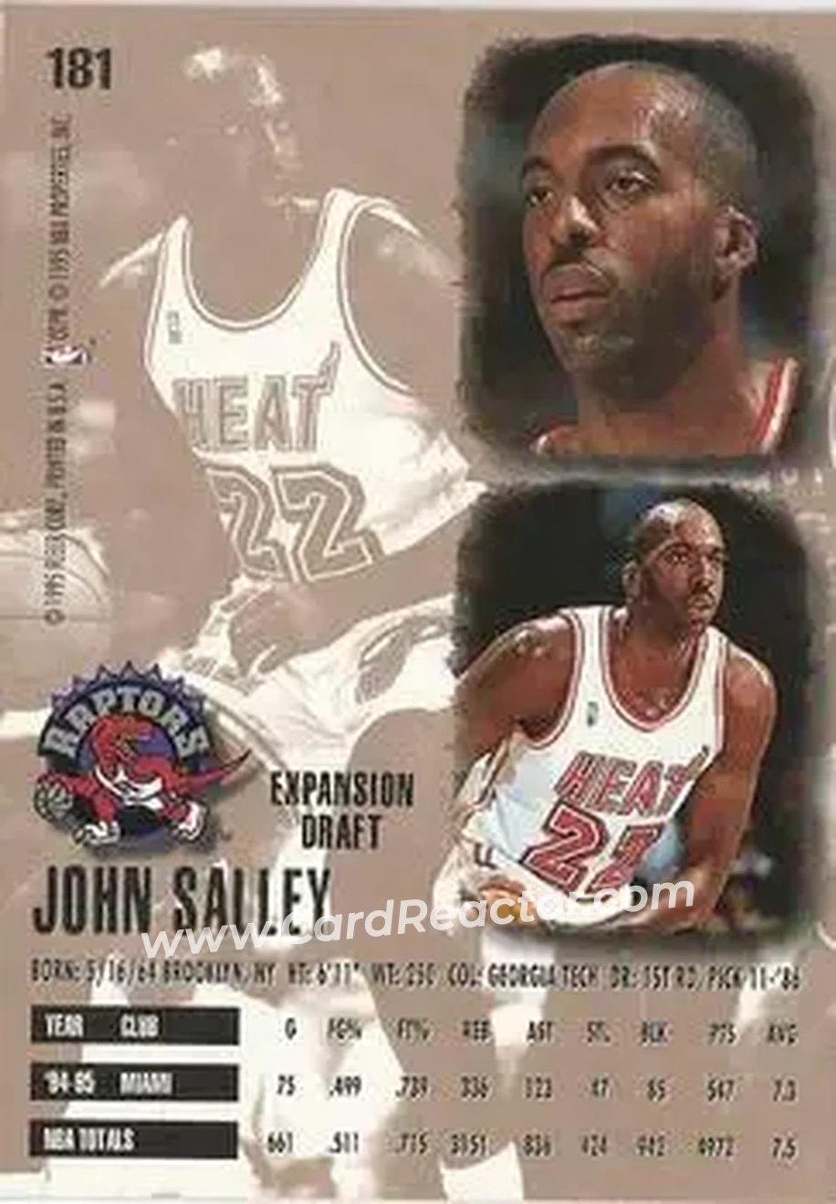 Back of John Salley