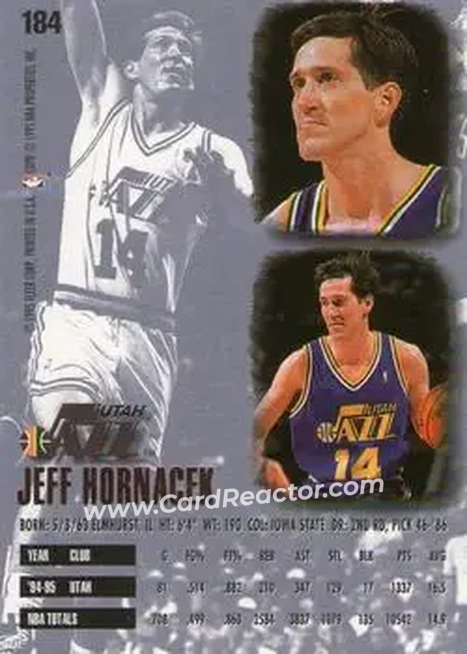 Back of Jeff Hornacek