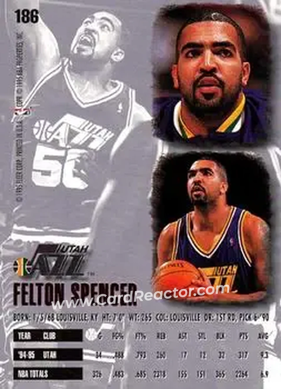 Back of Felton Spencer
