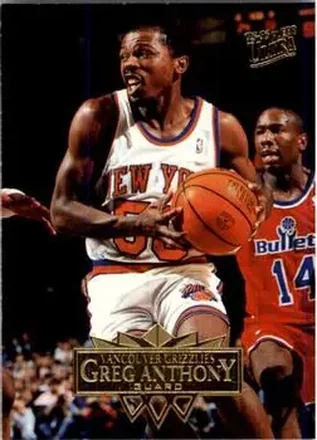 1995-96 Ultra #188 Greg Anthony