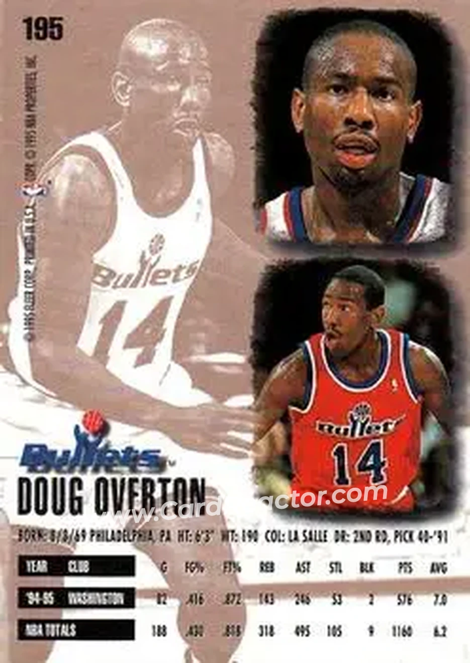 Back of Doug Overton