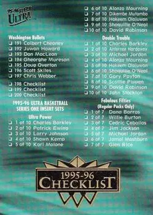 1995-96 Ultra #200 Card #200